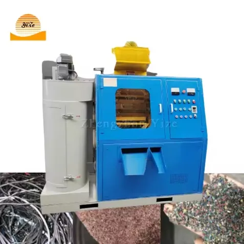 Industrial Aluminum Cable Granulator Separator Crushing Machine Scrap Copper Cable Wire Shredder Recycling Machine